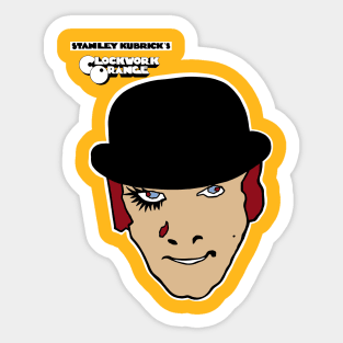 Clockwork Orange Iron-On Sticker